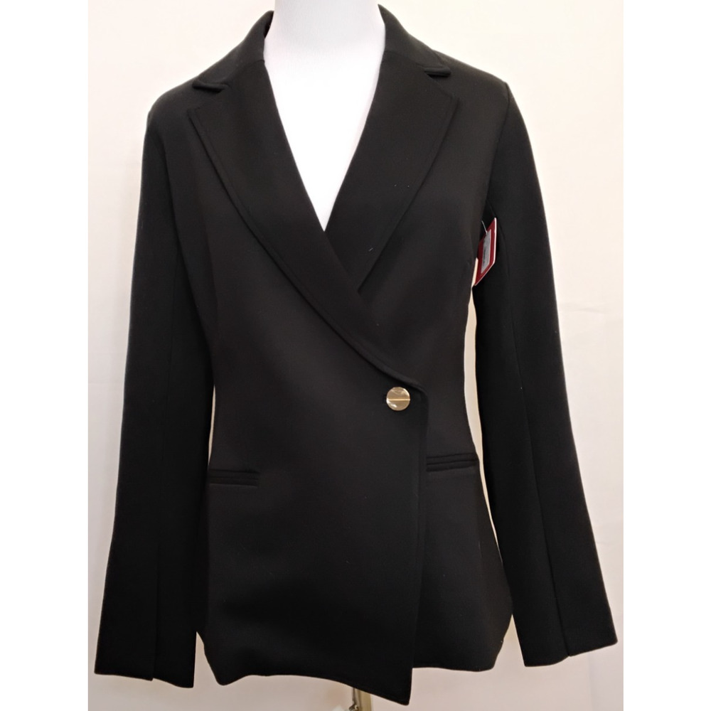 Spanx Perfect Asym Tailored Blazer Black Women's Small NWT #Z5242 - Picture 2 of 16